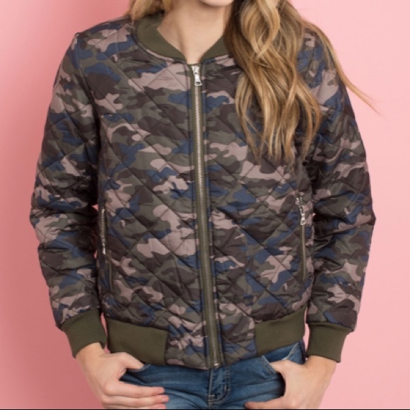 Quilted Camouflage Jacket - Picture 9 of 11